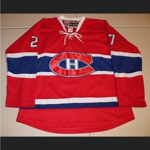 NHL Hockey Montreal Canadiens Habs Alex Galchenyuk #27 Sewn Jersey Sz: 50 Reebok